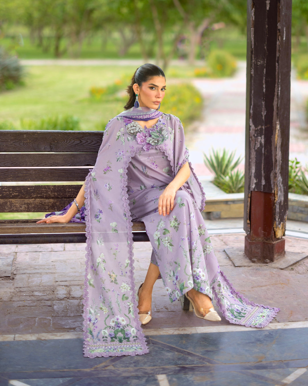 Elaf Premium | Bridgerton Prints 26 | EPB-6A LILAC GARDEN-6