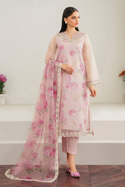 Baroque | Velvet Formals | ORGANZA UF-520 -  Baroque Ladies Clothes - Original Designer Dress - House of Maryam