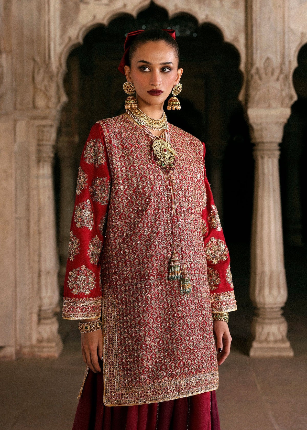Hussain Rehar | Luxury Pret AW 25 | Crimselle, image 7