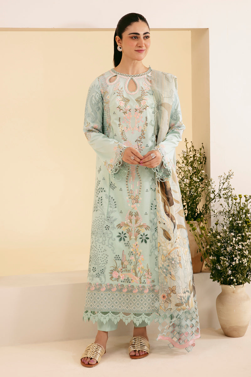 Qalamkar | Qlinekari Luxury Lawn | SQ-06 AFROZEH by Designer Qalamkar - House of Maryam - Pakistani Designer Ethnic Wear in {{ shop.shopifyCountryName }}