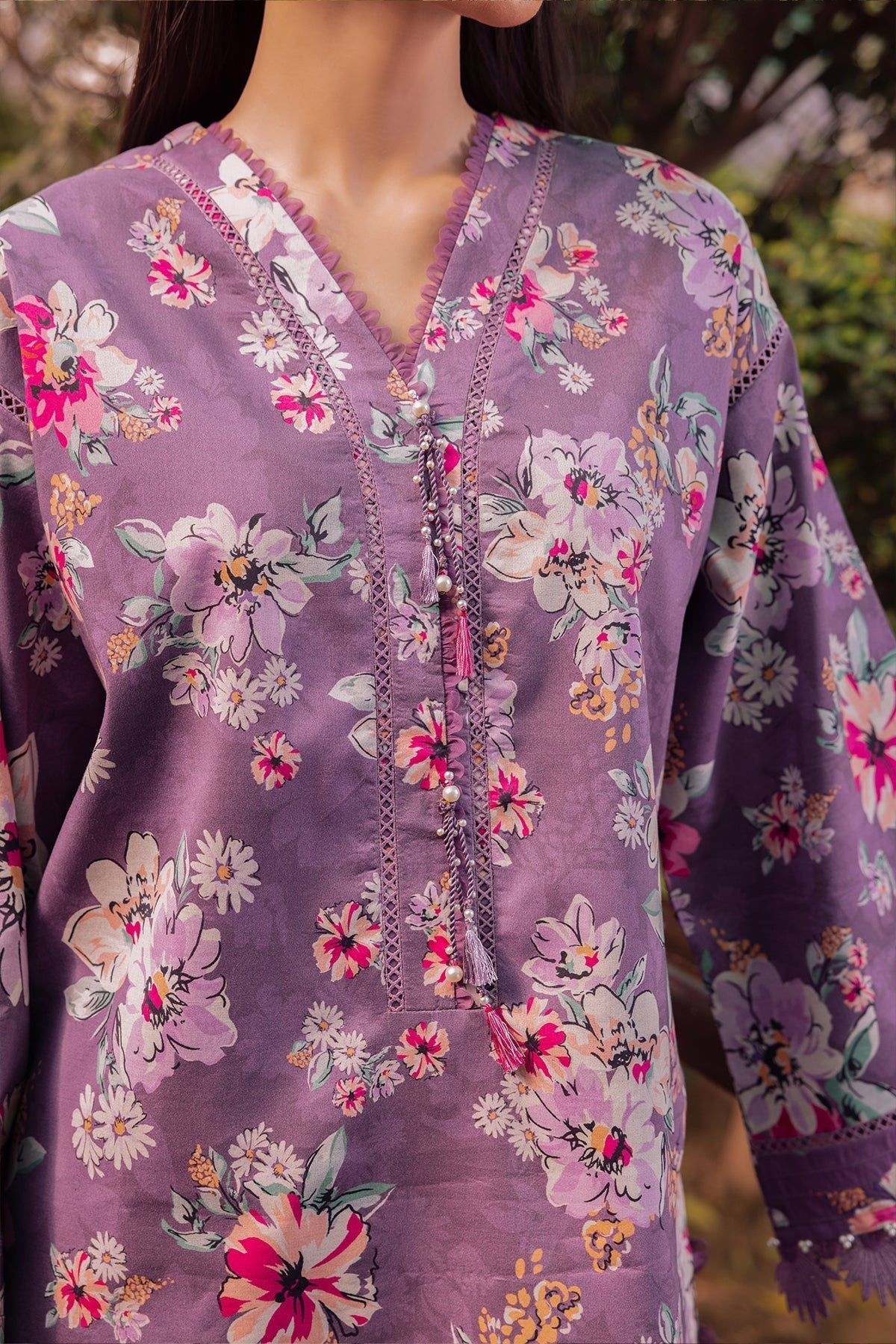 Alizeh | Sheen Lawn Prints 24 | INDIGO -  Alizeh Casuals - Original Designer Dress - House of Maryam