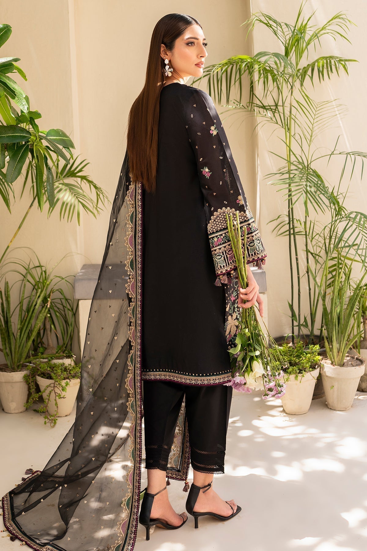 Jazmin | Irish Lawn SS 24 | D4 -  Jazmin Luxury - Original Designer Dress - House of Maryam