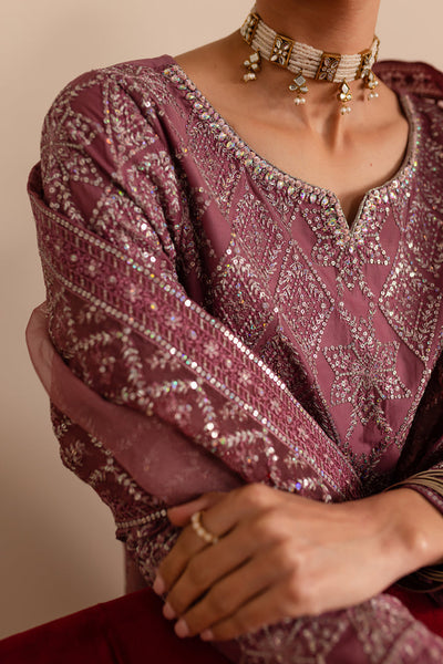 Batik | Reception Luxe Edit | Blush Mauve -  Batik Ladies Clothes - Original Designer Dress - House of Maryam