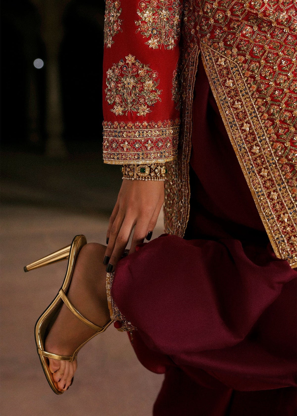 Hussain Rehar | Luxury Pret AW 25 | Crimselle, image 8
