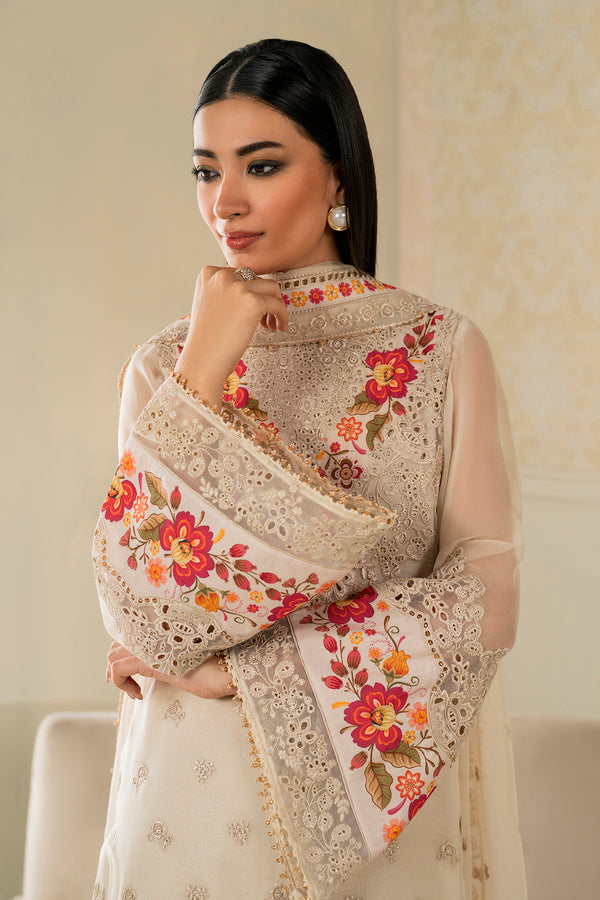 Baroque | Luxury Pret 25 | EMBROIDERED CHIFFON PR-1145, image 3
