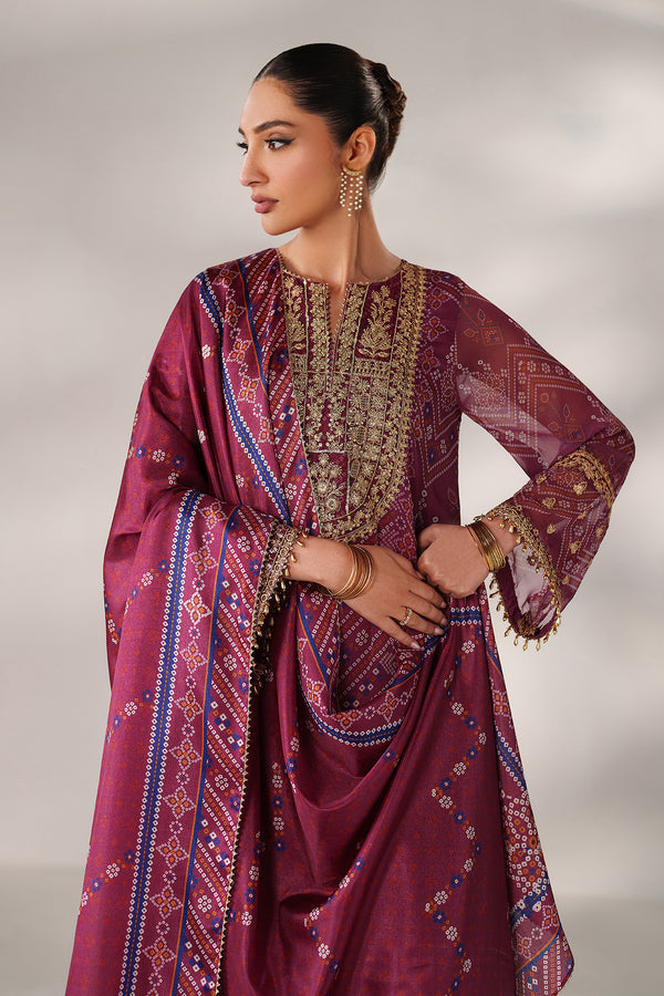 Baroque | Formals Collection | EMBROIDERED CHIFFON UF-4390, image 3