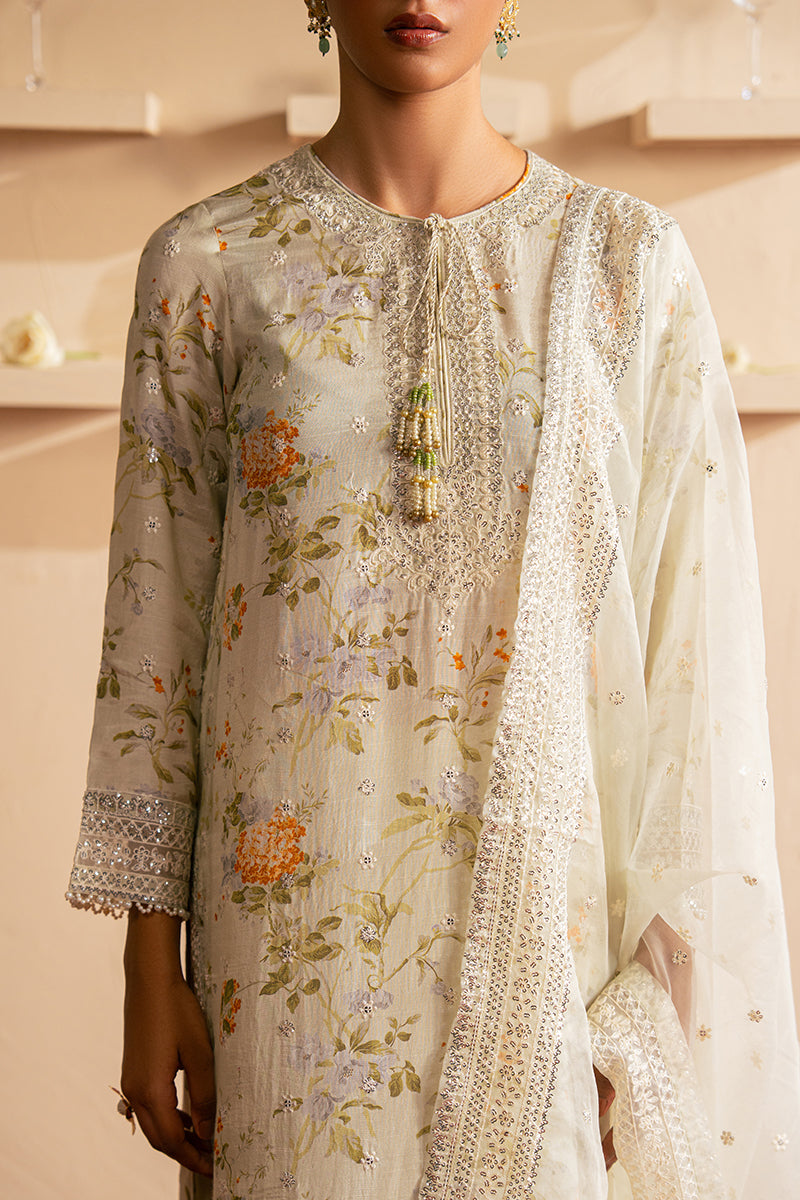 Cross Stitch | Luxury Pret | Snowdrop Chic-2 PC (Shirt & Dupatta)-3