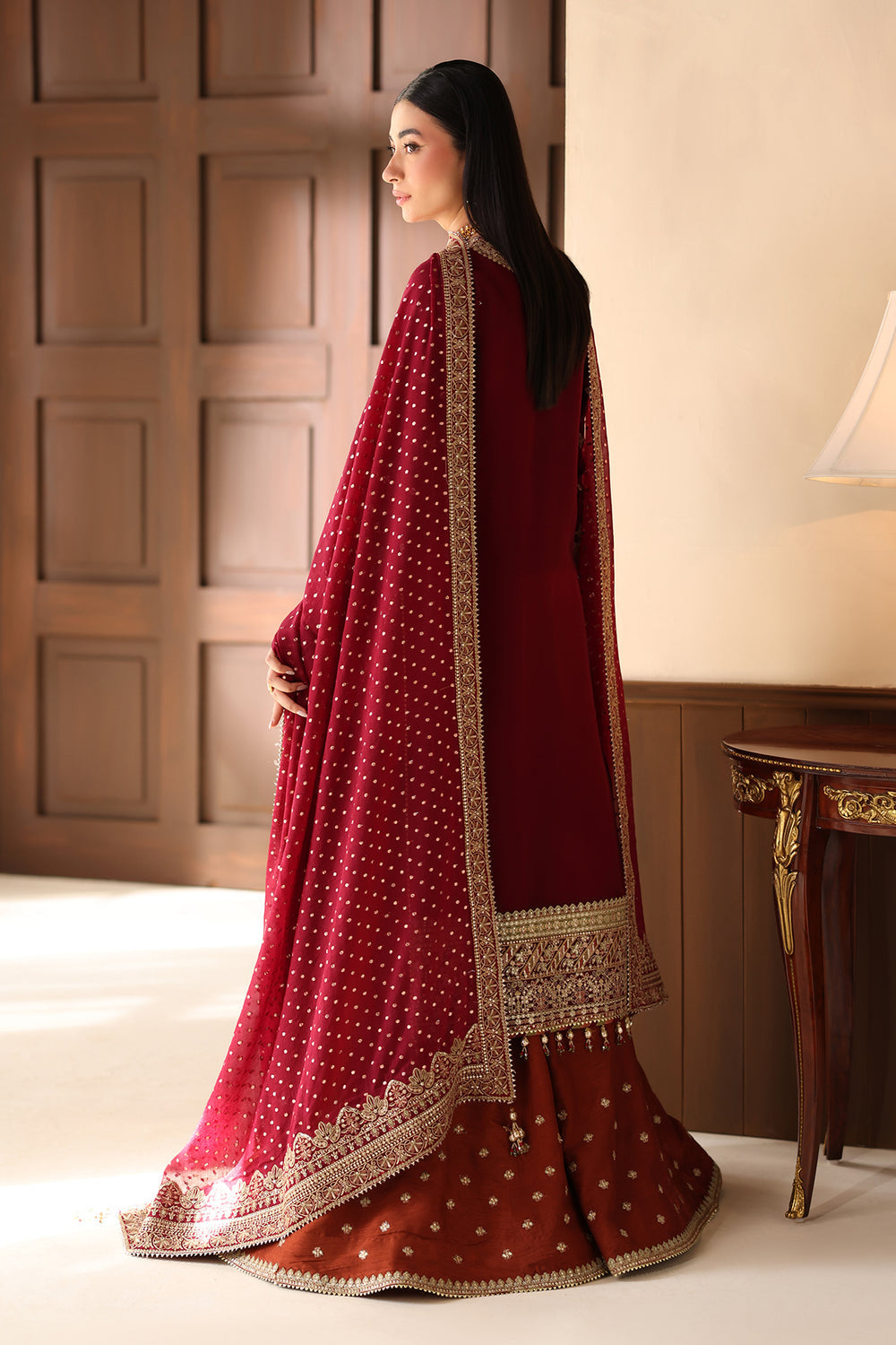 Baroque | Formals Collection | EMBROIDERED CHIFFON UF-4486, image 2