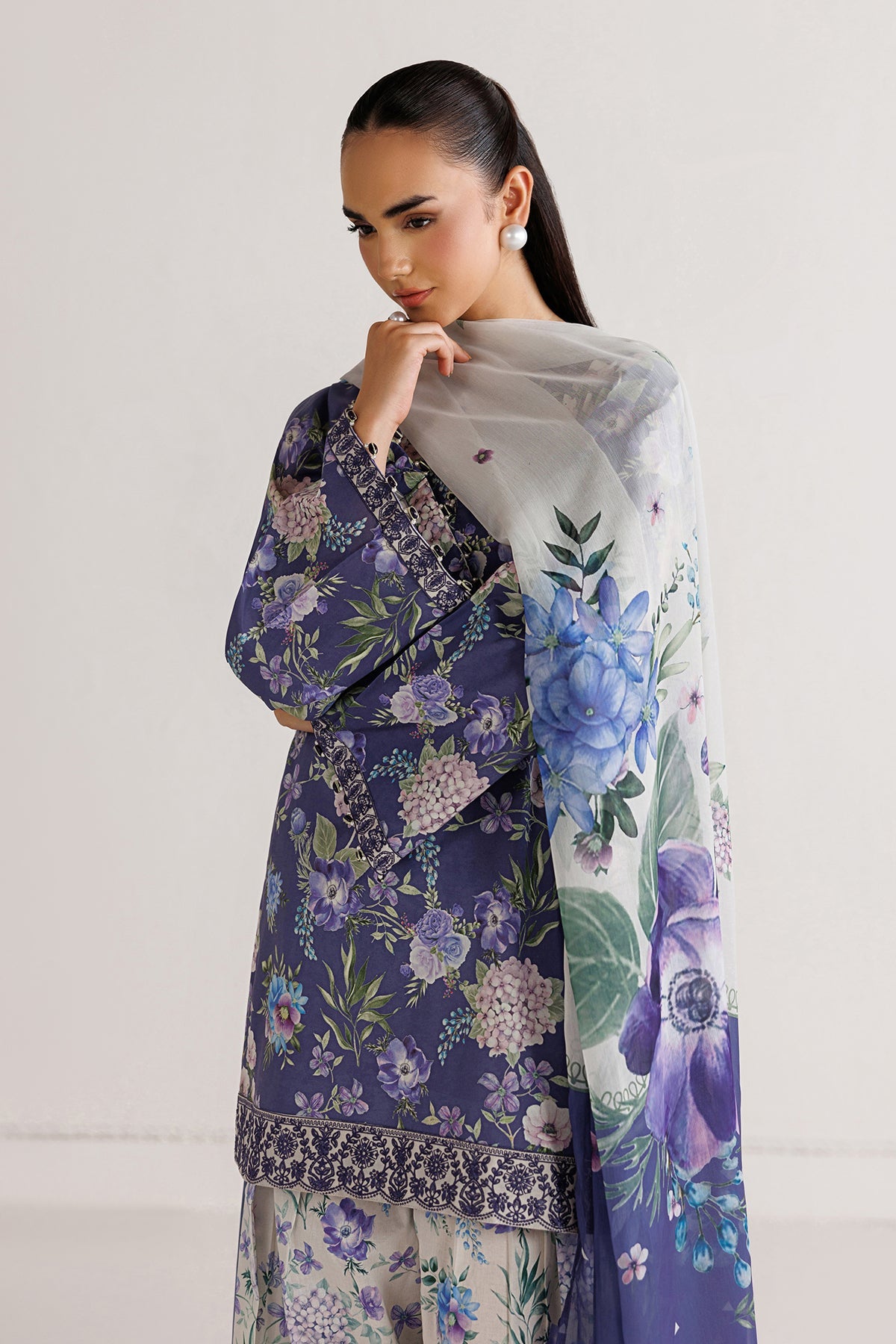 Baroque | Luxury Summer Pret |  UF-4496, image 4