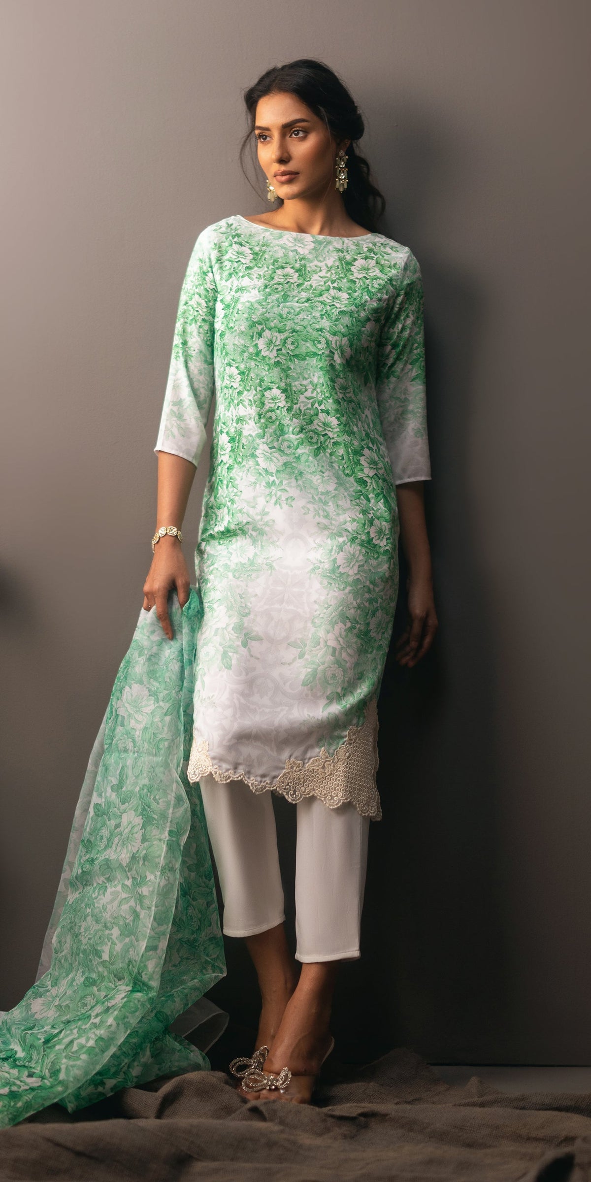 Erum Khan | Beyond Basic | CLASSIC CHARM -  Erum Khan Ladies Clothes - Original Designer Dress - House of Maryam