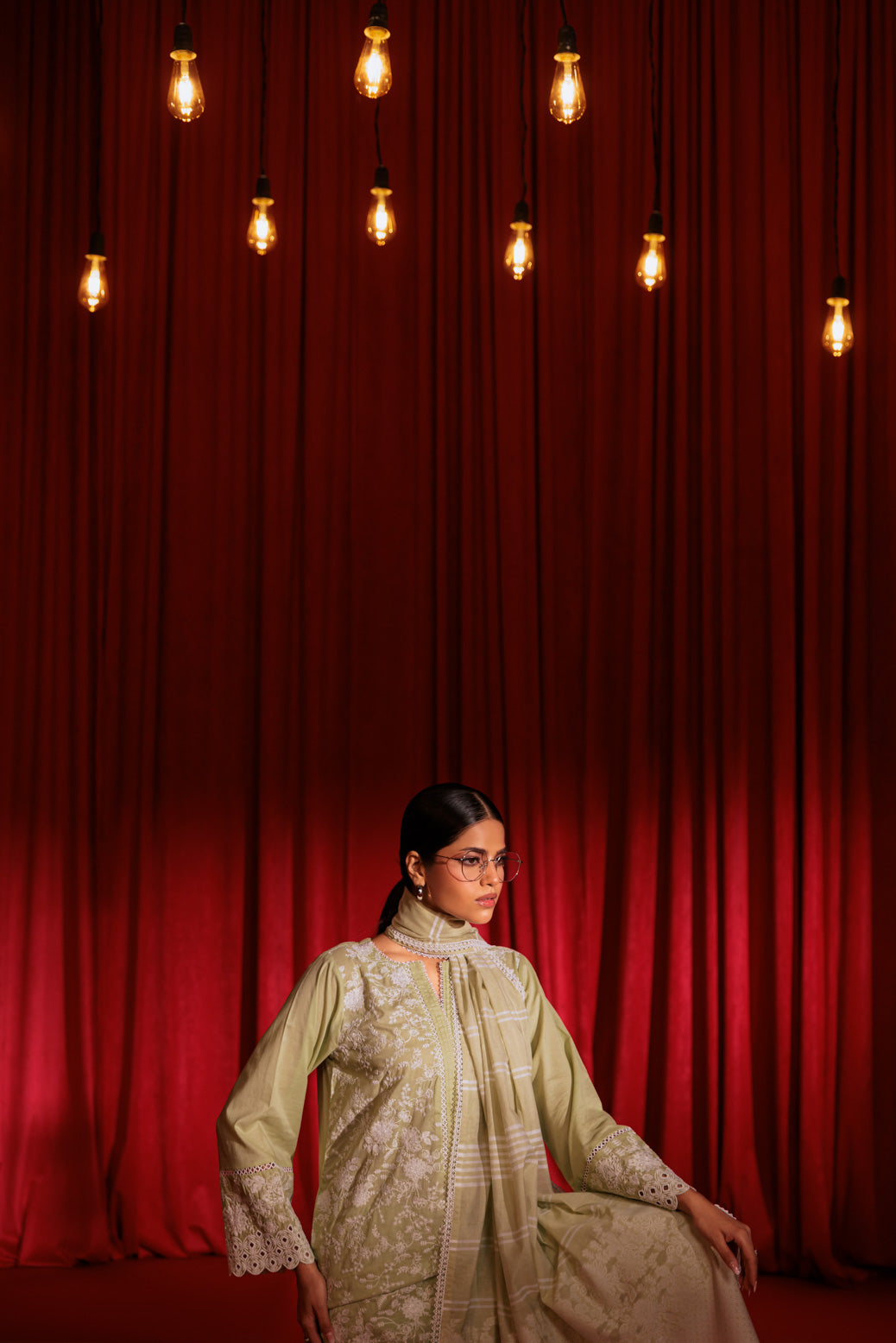 Bonanza Satrangi | White Cambric 3 Piece (6S24K3P044) -  Bonanza Satrangi Ready To Wear - Original Designer Dress - House of Maryam