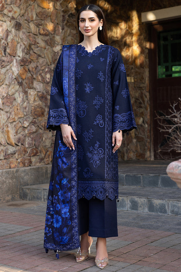 Farasha | Eminence Khaddar 25 | Bluebell