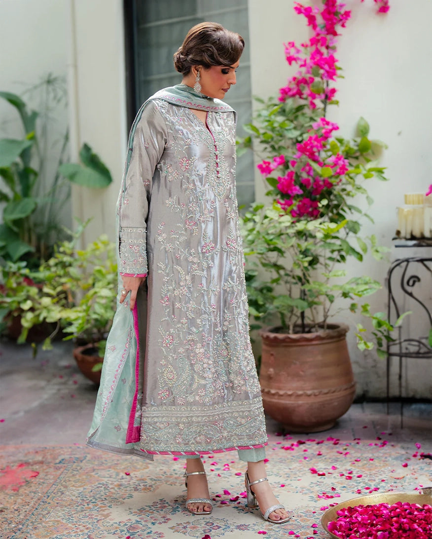 Mushq | Sunehri Lama Silk | Resham, image 5