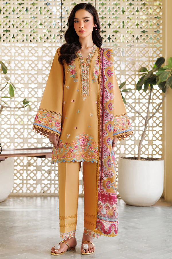 Farasha | Summer Weaves Embroidered Lawn | Golden Bloom -  Farasha Ladies Clothes - Original Designer Dress - House of Maryam