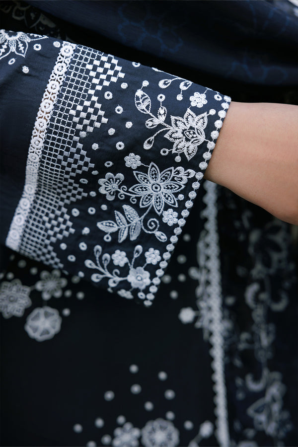 Farasha | Summer Weaves Embroidered Lawn | Royal Lux-6