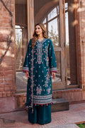 Farasha | Dastoor Embroidered Lawn SS24 | EMERALD CHARM by Designer Farasha - House of Maryam - Pakistani Designer Ethnic Wear in {{ shop.shopifyCountryName }}