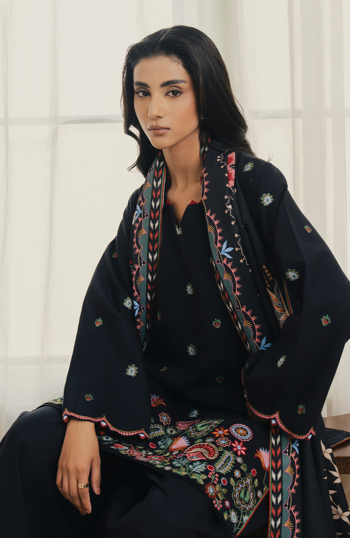 Seran | Winter Embroidered 25 | Nythea-4