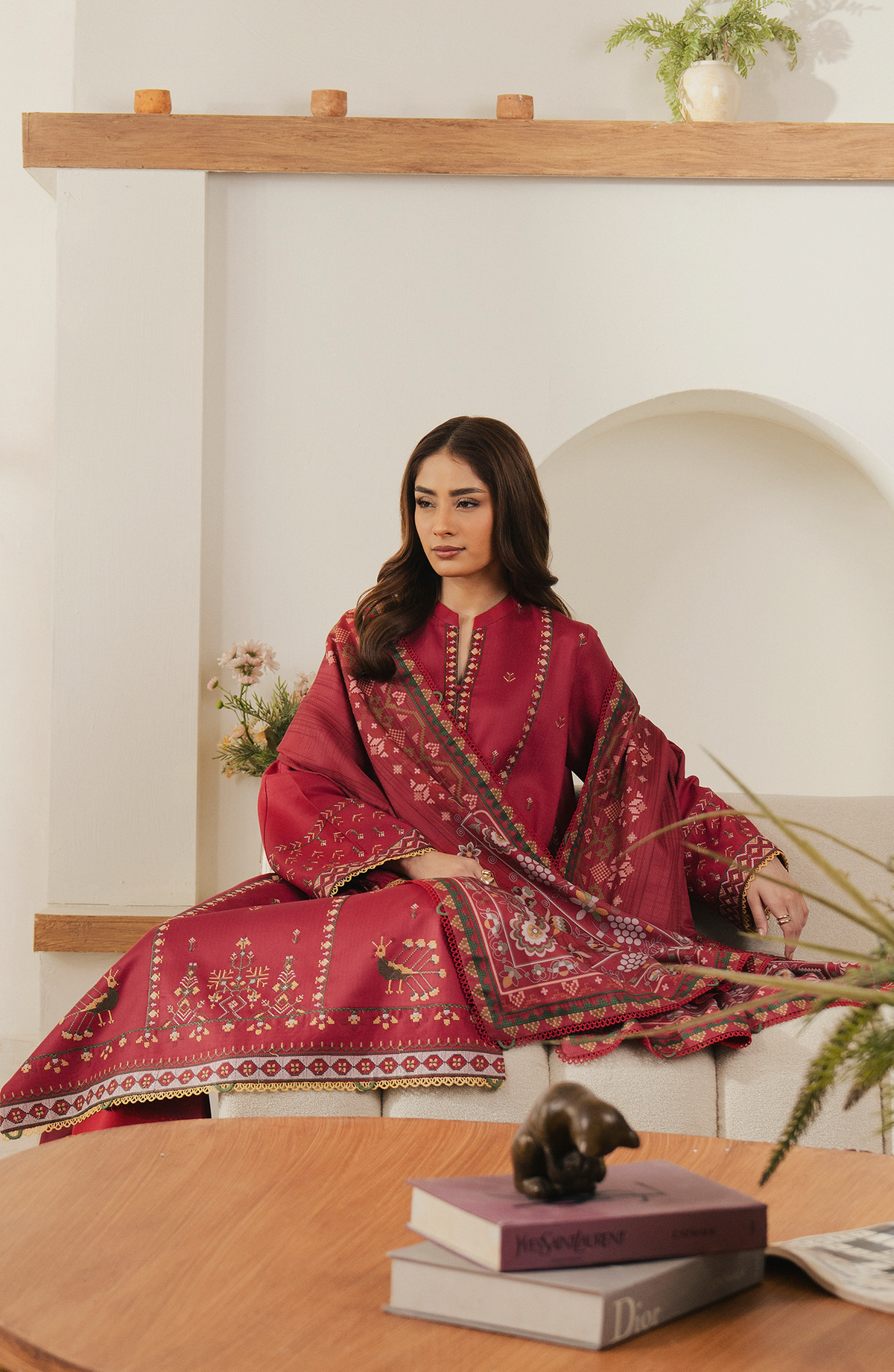 Seran | Winter Embroidered 25 | Cerisse-6