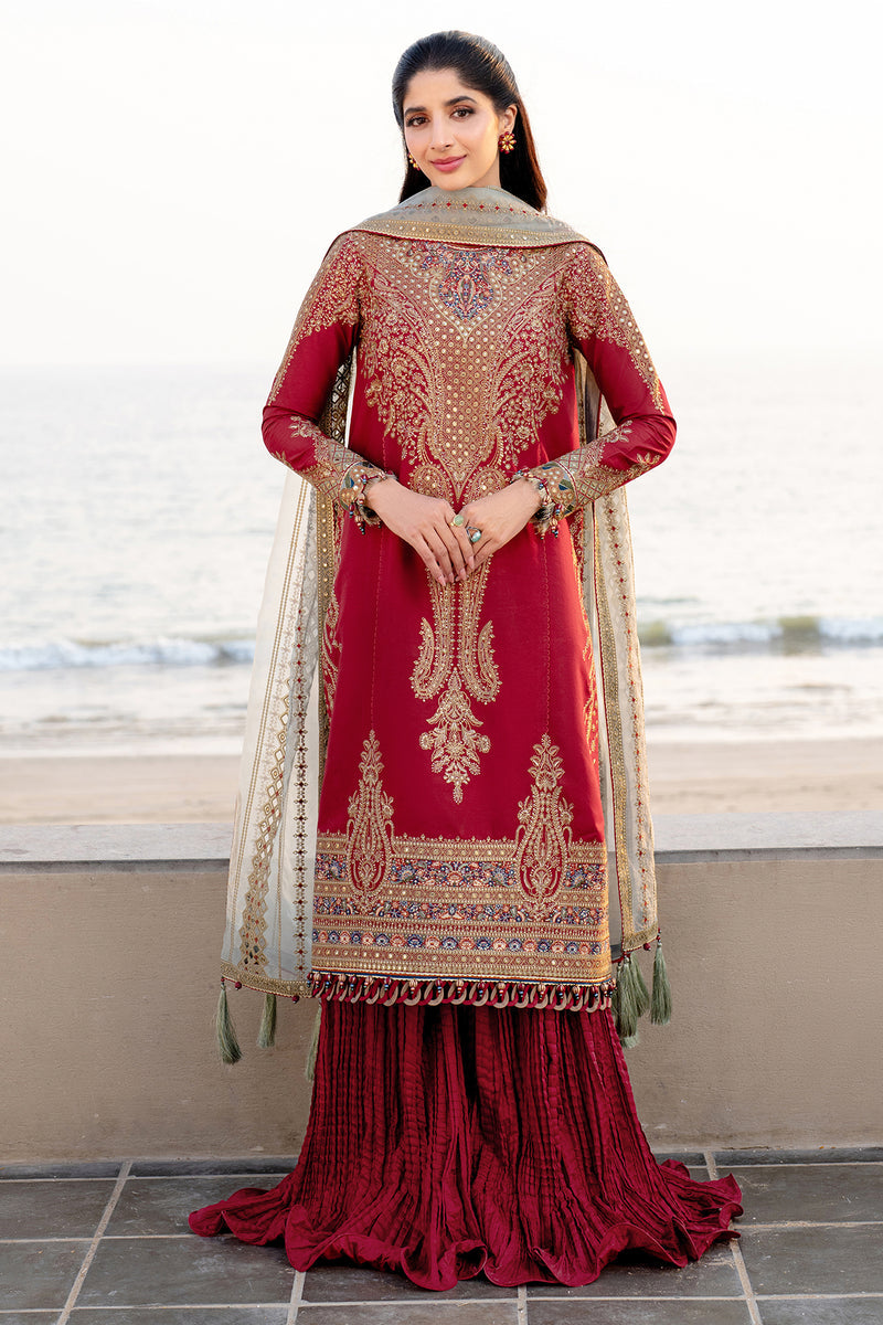 Jazmin | Shahkaar Luxury Lawn 25 | SL25-D5 -  Jazmin Ladies Clothes - Original Designer Dress - House of Maryam