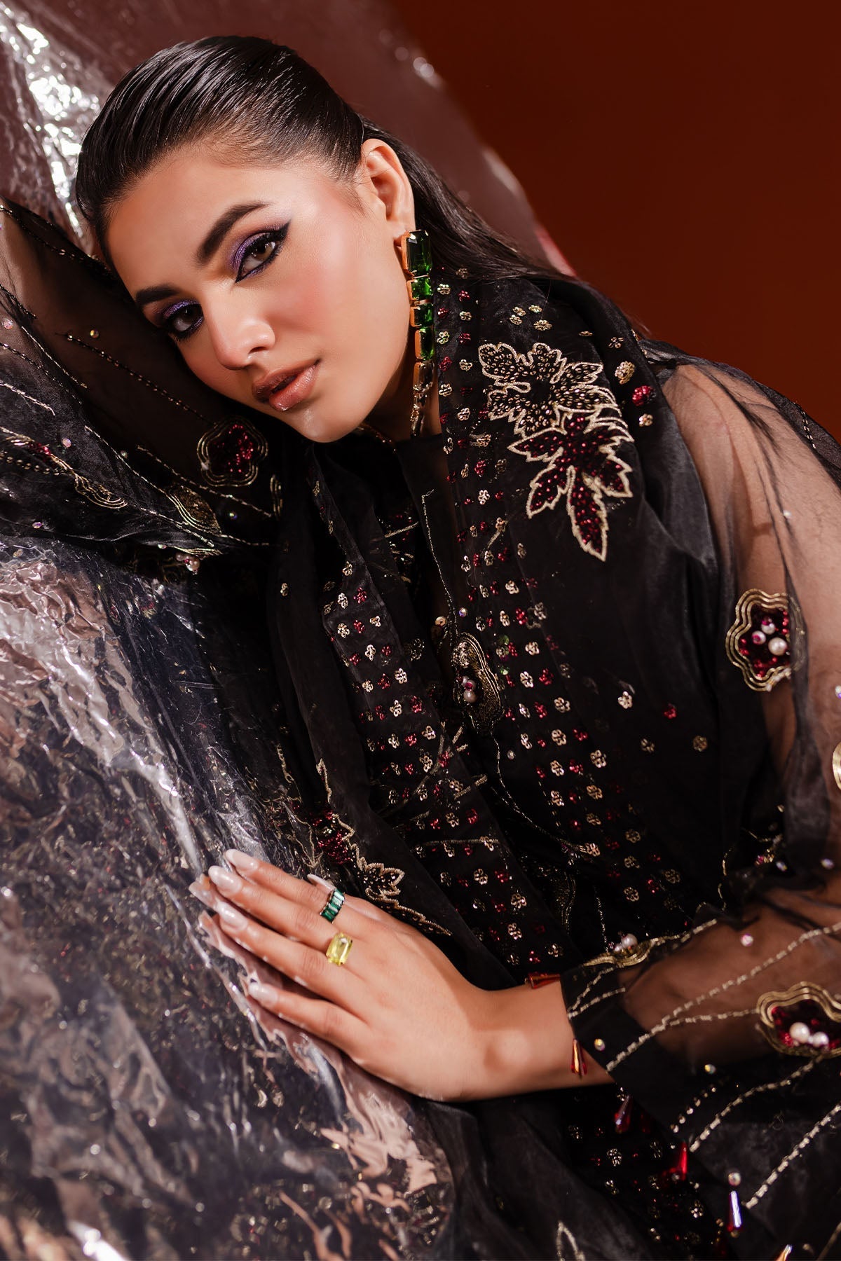 Nureh | Tiny Twinkles | NP-485 -  Nureh Formal - Original Designer Dress - House of Maryam