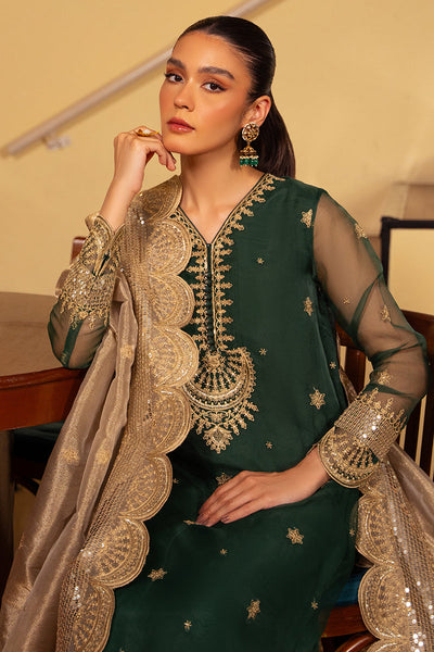 Cross Stitch | Luxury Pret | Jade Radiance-2 PC (Shirt & Dupatta)