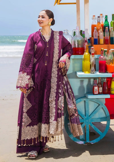 Elaf Premium | Hai Kuch Festive Lawn 24 | EHK-06 Hania -  Elaf Premium Luxury - Original Designer Dress - House of Maryam