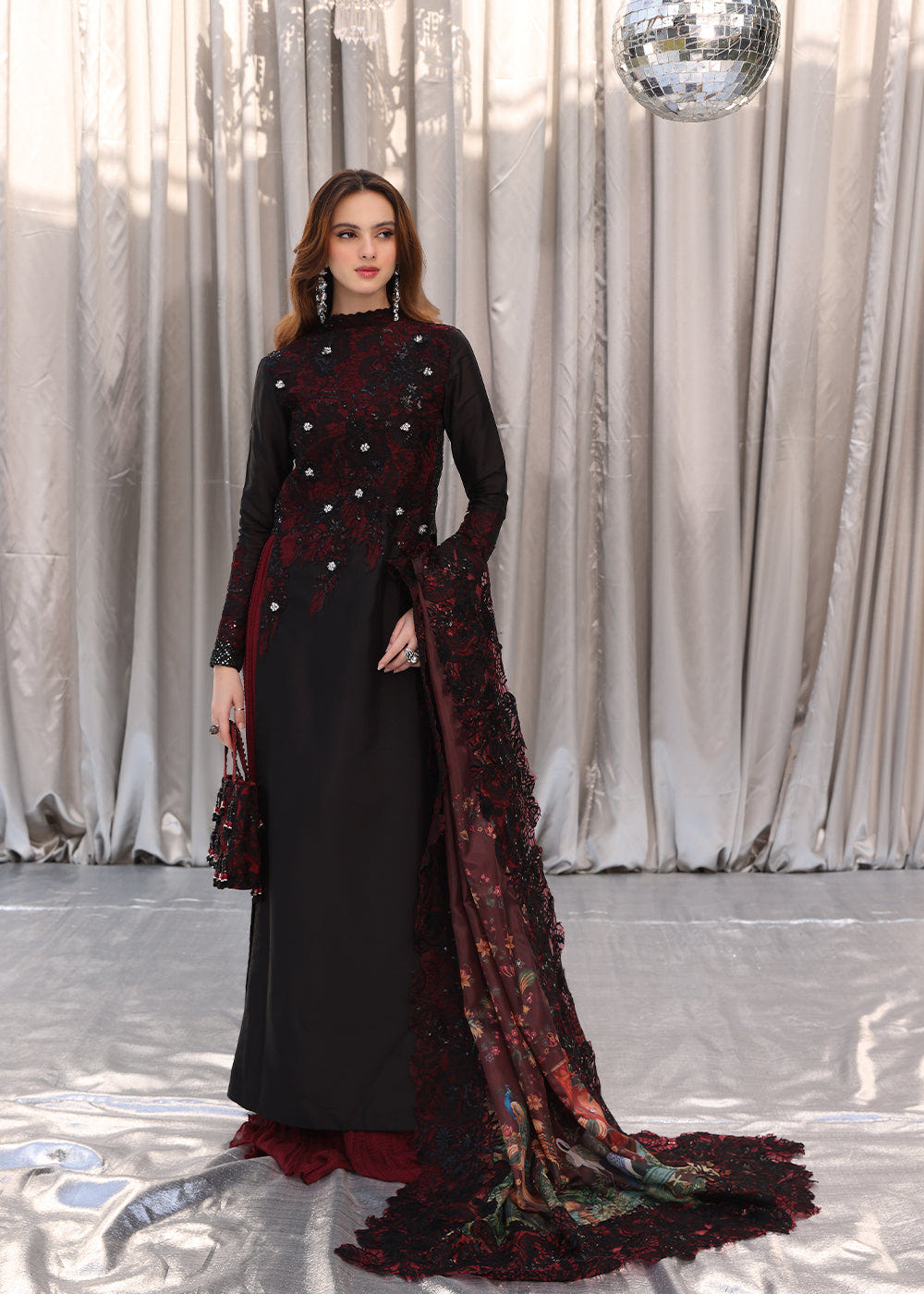 Musferah Saad | Moonlit Glam | Crimson Noir