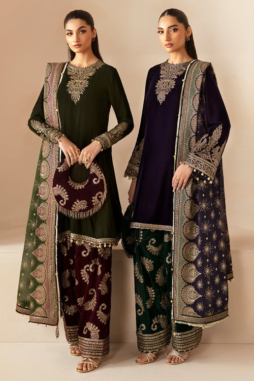 Jazmin | Velvet Edit 24 | VF-2029 -  Jazmin Ladies Clothes - Original Designer Dress - House of Maryam