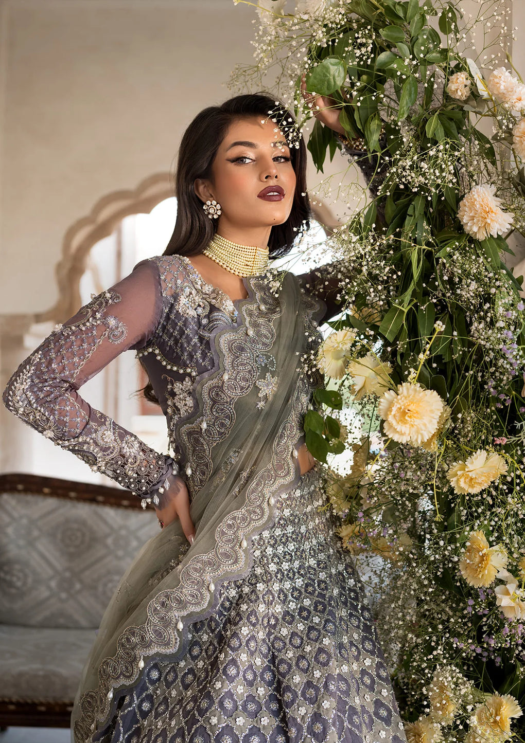 Elaf Premium | Formal Handwork Collection | EFH-02 NAZNEEN -  Elaf Premium Ladies Clothes - Original Designer Dress - House of Maryam
