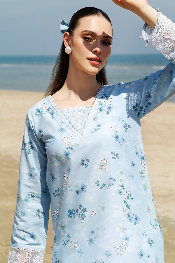 Farasha | Printed Essentials | Moonlit Blue -  Farasha Ladies Clothes - Original Designer Dress - House of Maryam