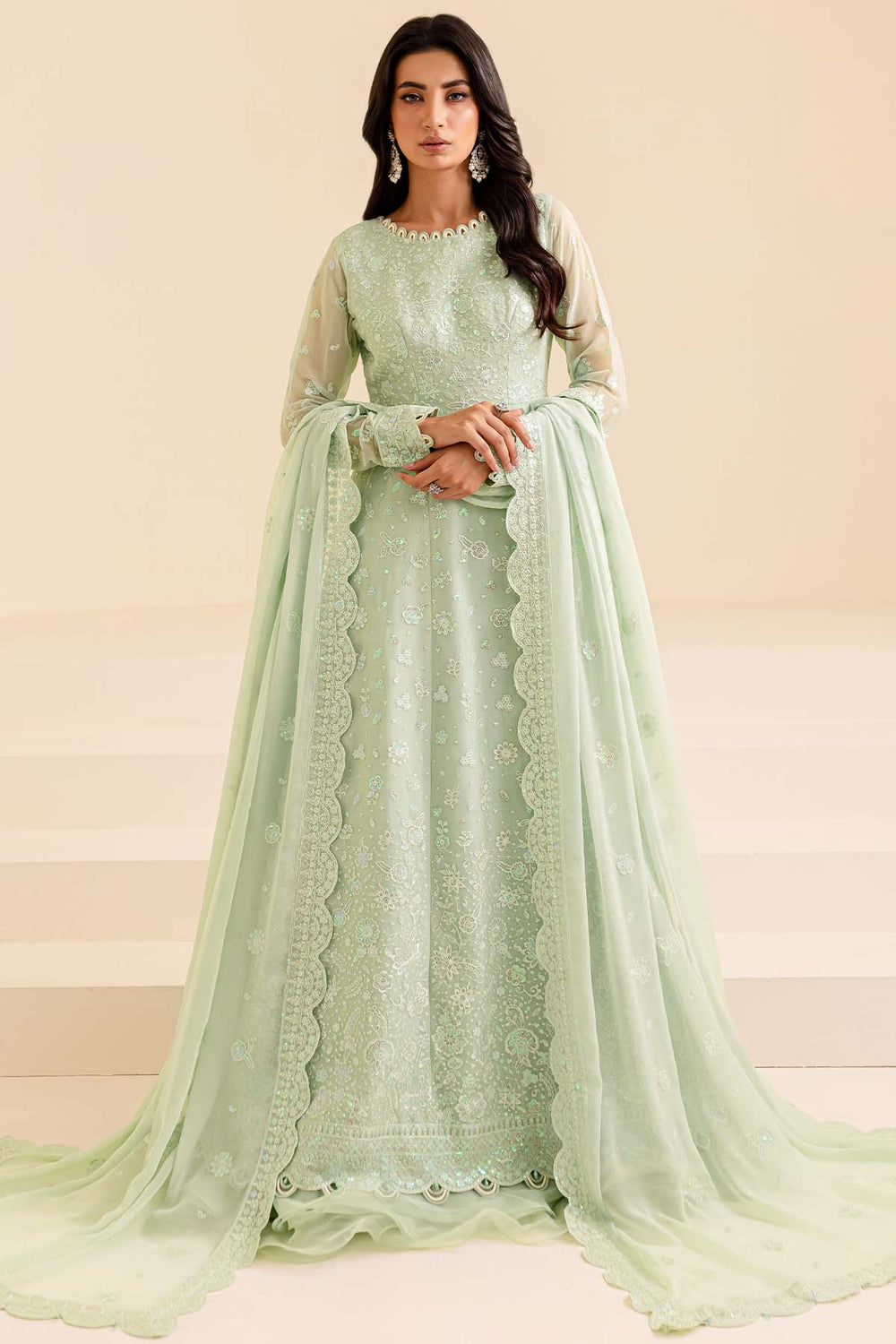 Farasha | Lumiere Formals | Aqua Dream by Designer Farasha - House of Maryam - Pakistani Designer Ethnic Wear in {{ shop.shopifyCountryName }}