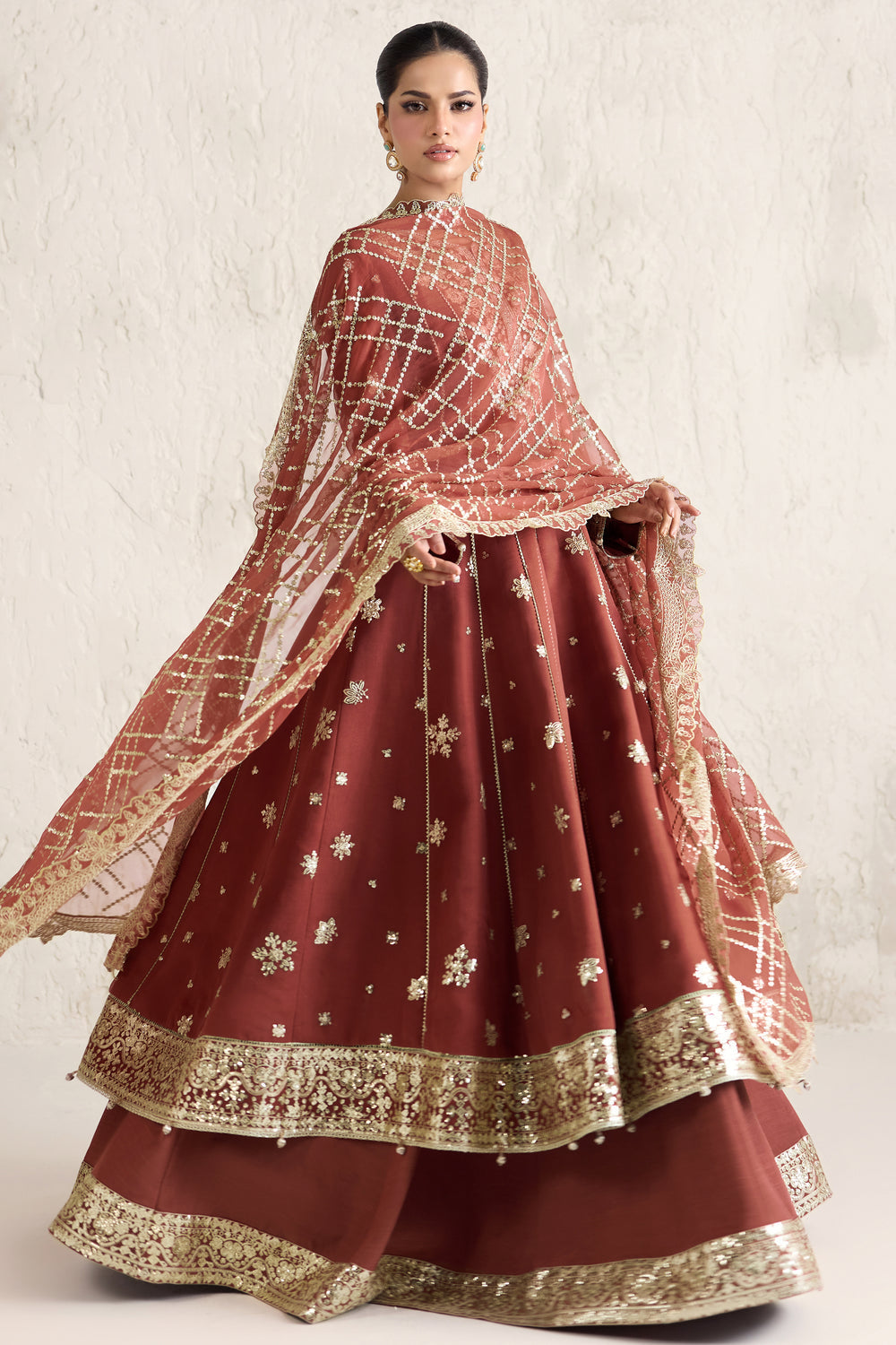 Faiza Saqlain | Reina Formals | Flame Luxe-6