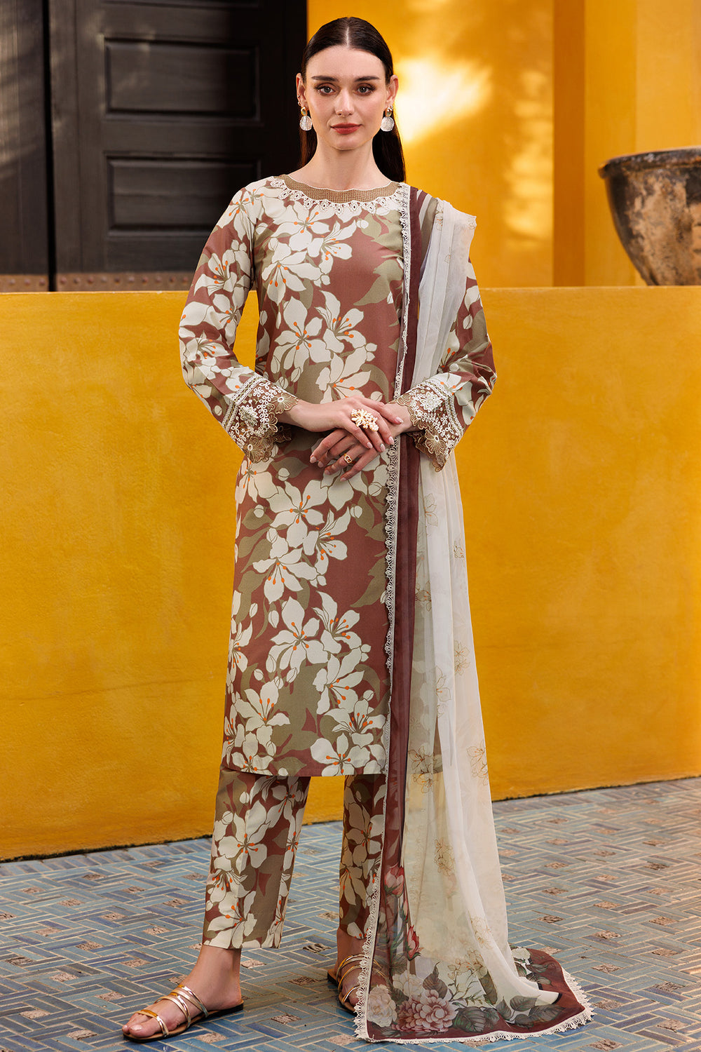 Farasha | Printed Essentials | Rustwood Charm -  Farasha Ladies Clothes - Original Designer Dress - House of Maryam