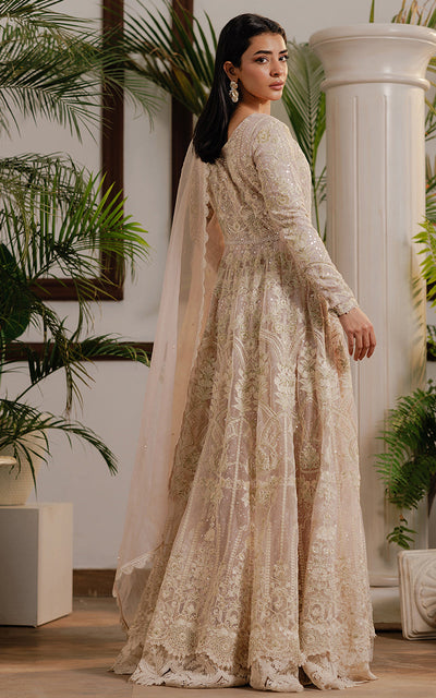 Threads and Motifs | Formal Dresses 25 | Net Embroidered Maxi -  Threads and Motifs Ladies Clothes - Original Designer Dress - House of Maryam