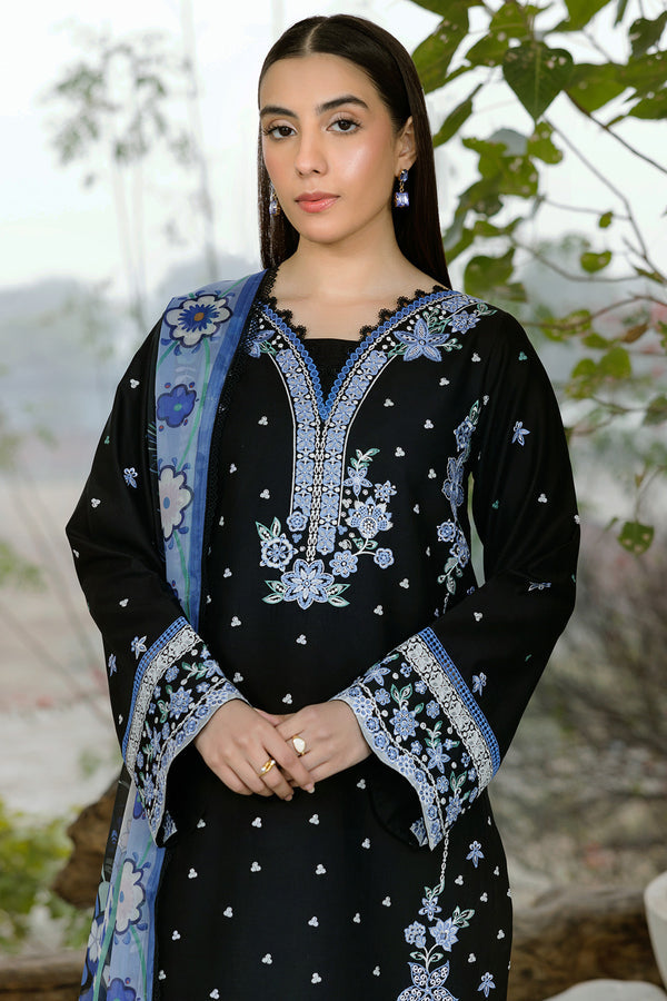 Farasha | Summer Weaves Embroidered Lawn | Ashen Light -  Farasha Ladies Clothes - Original Designer Dress - House of Maryam