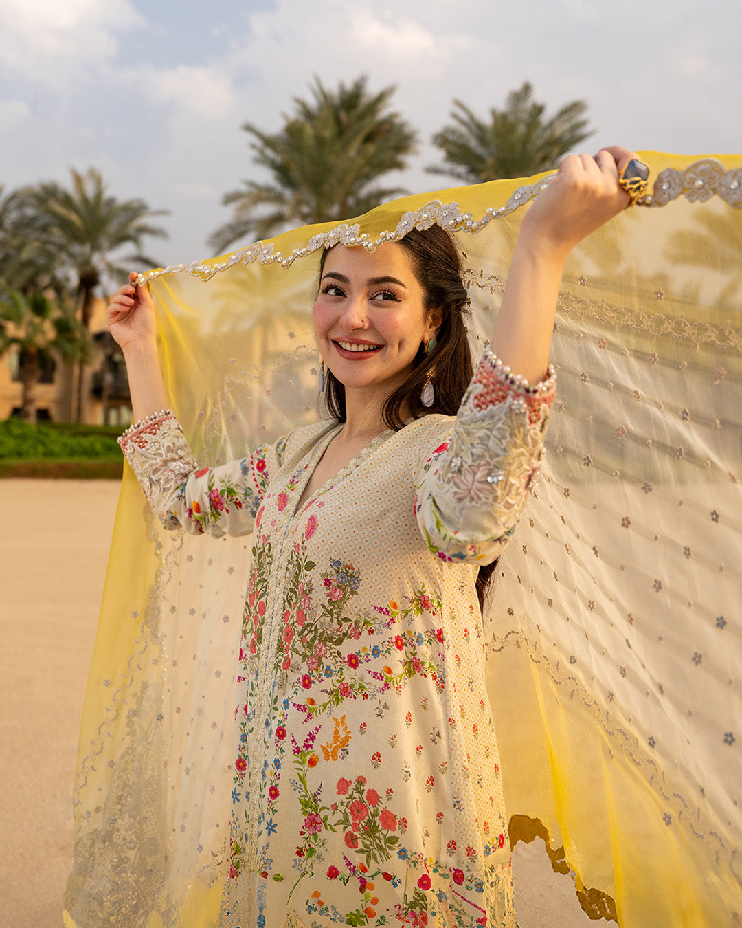 Faiza Saqlain | Aya Luxury Lawn 26' | Arta-6