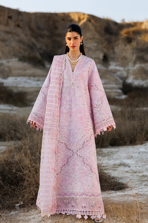 Emaan adeel | Sunlit Groove Luxury Lawn 26 | SUMMER SORBET-1