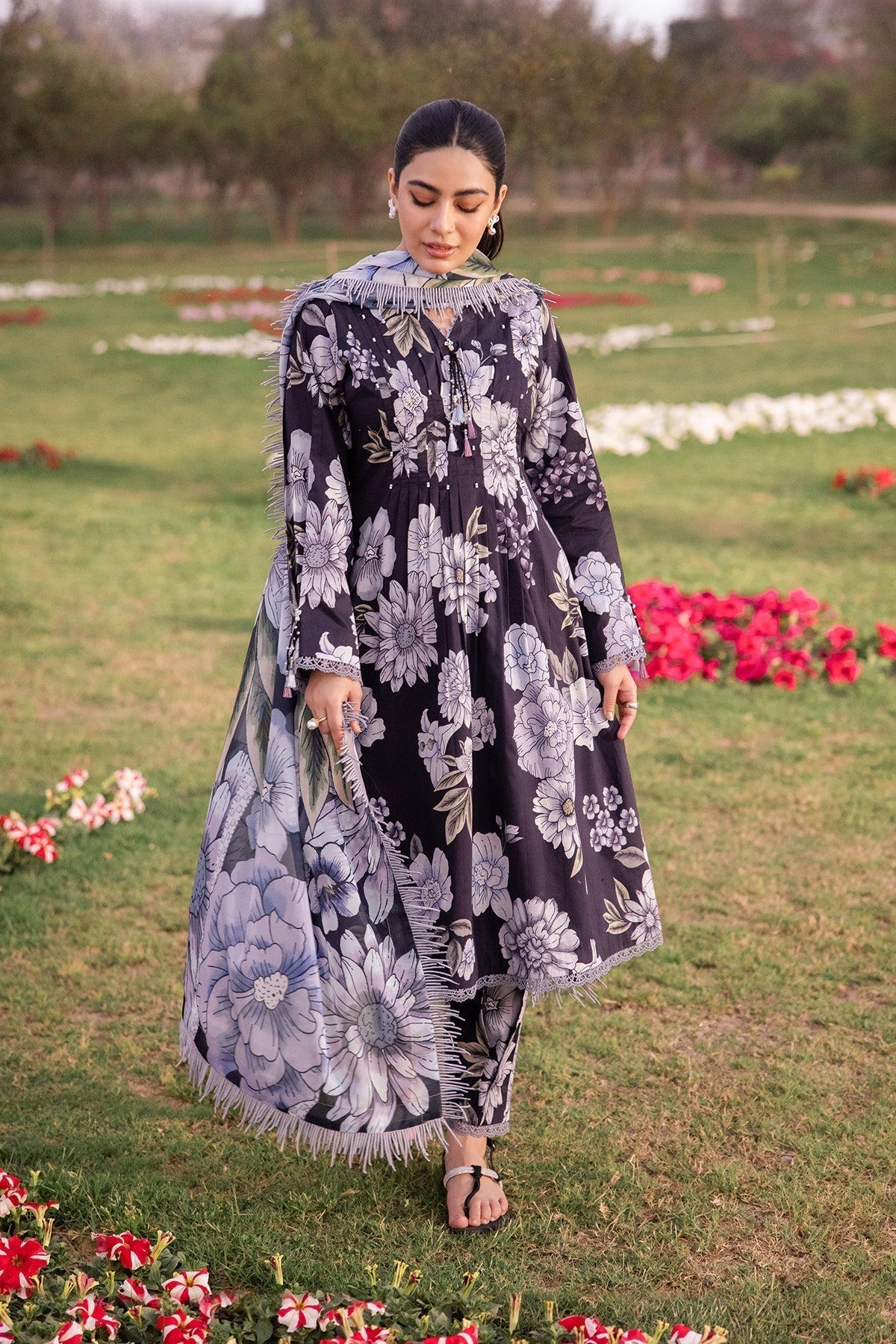Alizeh | Sheen Lawn Prints 24 | CALLA -  Alizeh Casuals - Original Designer Dress - House of Maryam