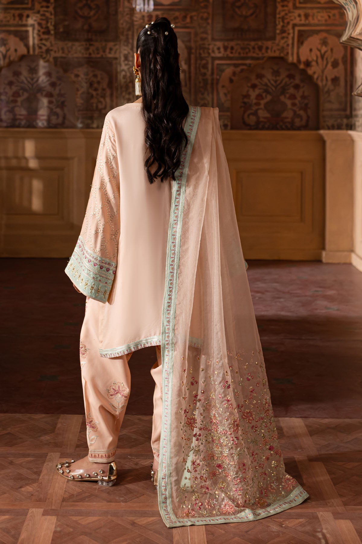 Nureh | Nur Mahal Formals | NE-141 -  Nureh Ladies Clothes - Original Designer Dress - House of Maryam