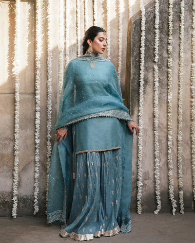 Faiza Saqlain | Zimmal Formals | Tisha -  Faiza Saqlain Ladies Clothes - Original Designer Dress - House of Maryam