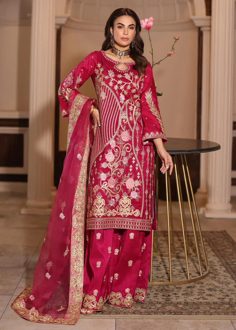 Waqas Shah | Meh-E-Nur | FREESIA -  Waqas Shah Bridal - Original Designer Dress - House of Maryam