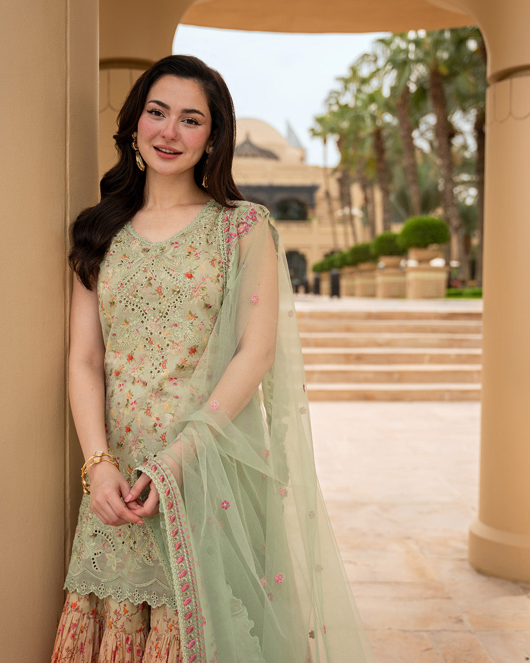 Faiza Saqlain | Aya Luxury Lawn 26' | Eldira-6