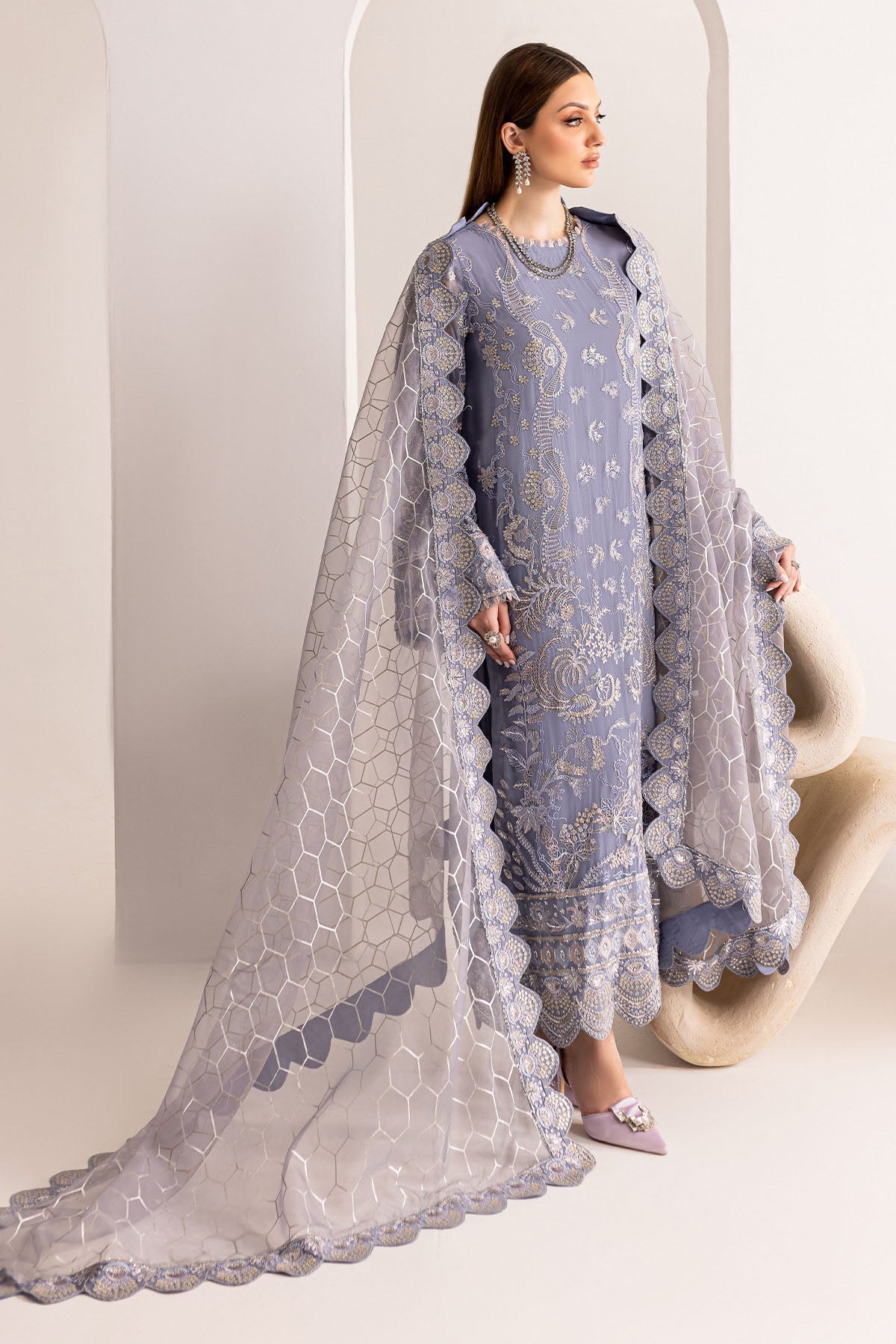 Nureh | Fancy Formals | NP-518 by Designer Nureh - House of Maryam - Pakistani Designer Ethnic Wear in {{ shop.shopifyCountryName }}