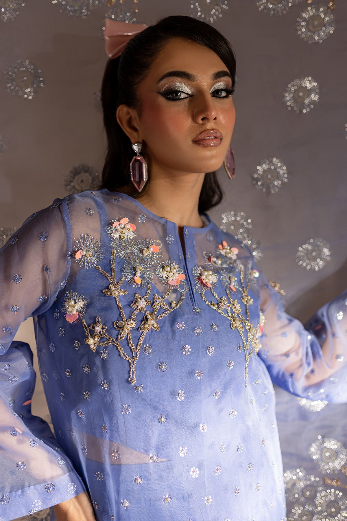 Nureh | Tiny Twinkles | TW-03 BUBBLE BERRY -  Nureh Luxury - Original Designer Dress - House of Maryam