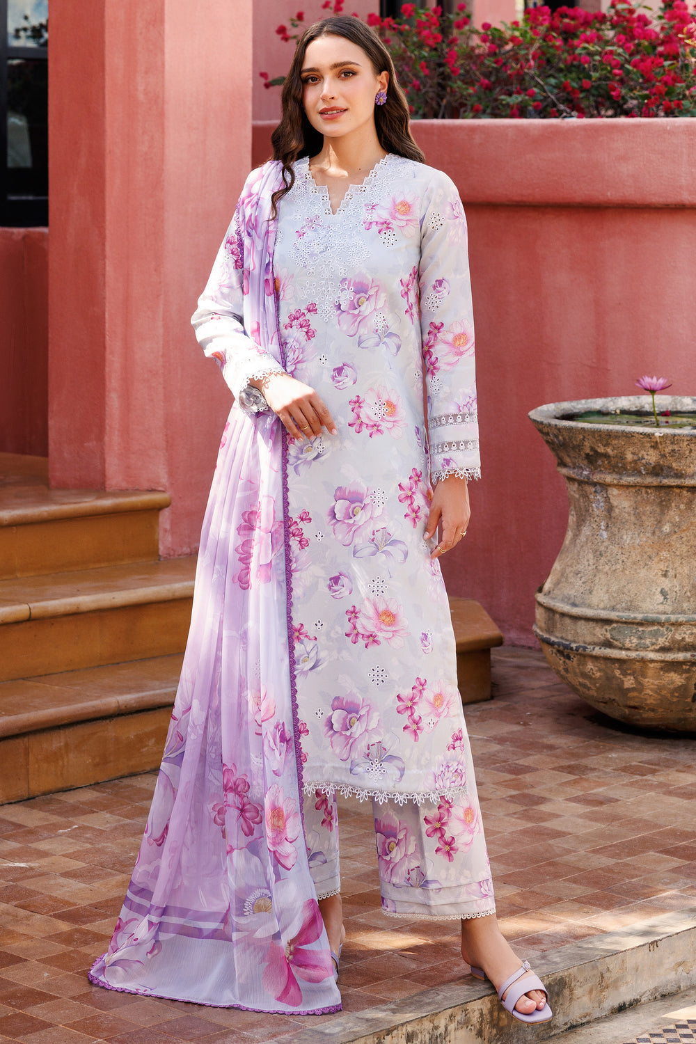 Farasha | Printed Essentials | Rosy Mist -  Farasha Ladies Clothes - Original Designer Dress - House of Maryam