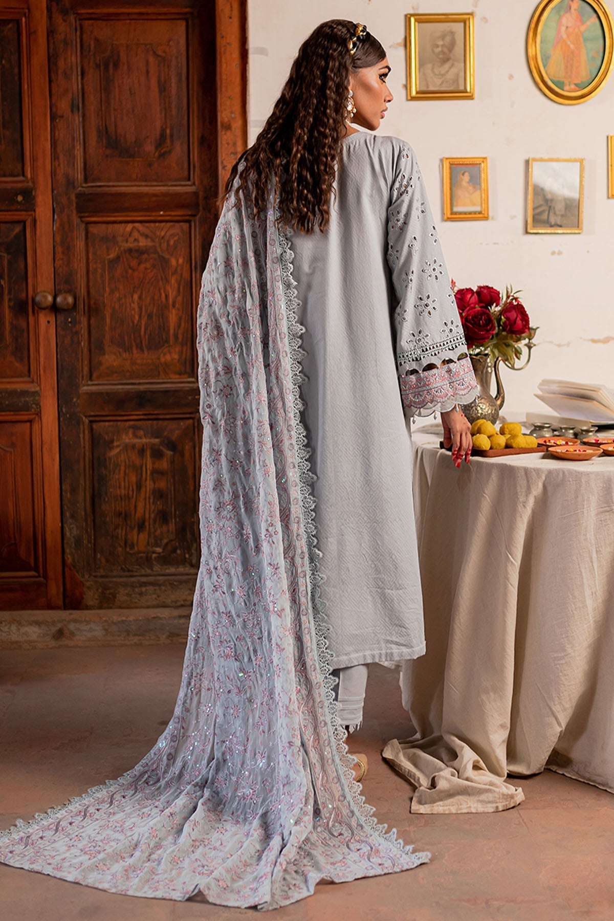 Nureh | Lawn Jacquard | NS-79 -  Nureh Ladies Clothes - Original Designer Dress - House of Maryam