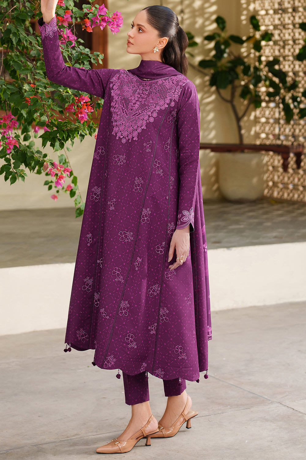 Farasha | Meline Premium Viscose 25 | Wild Plum-3
