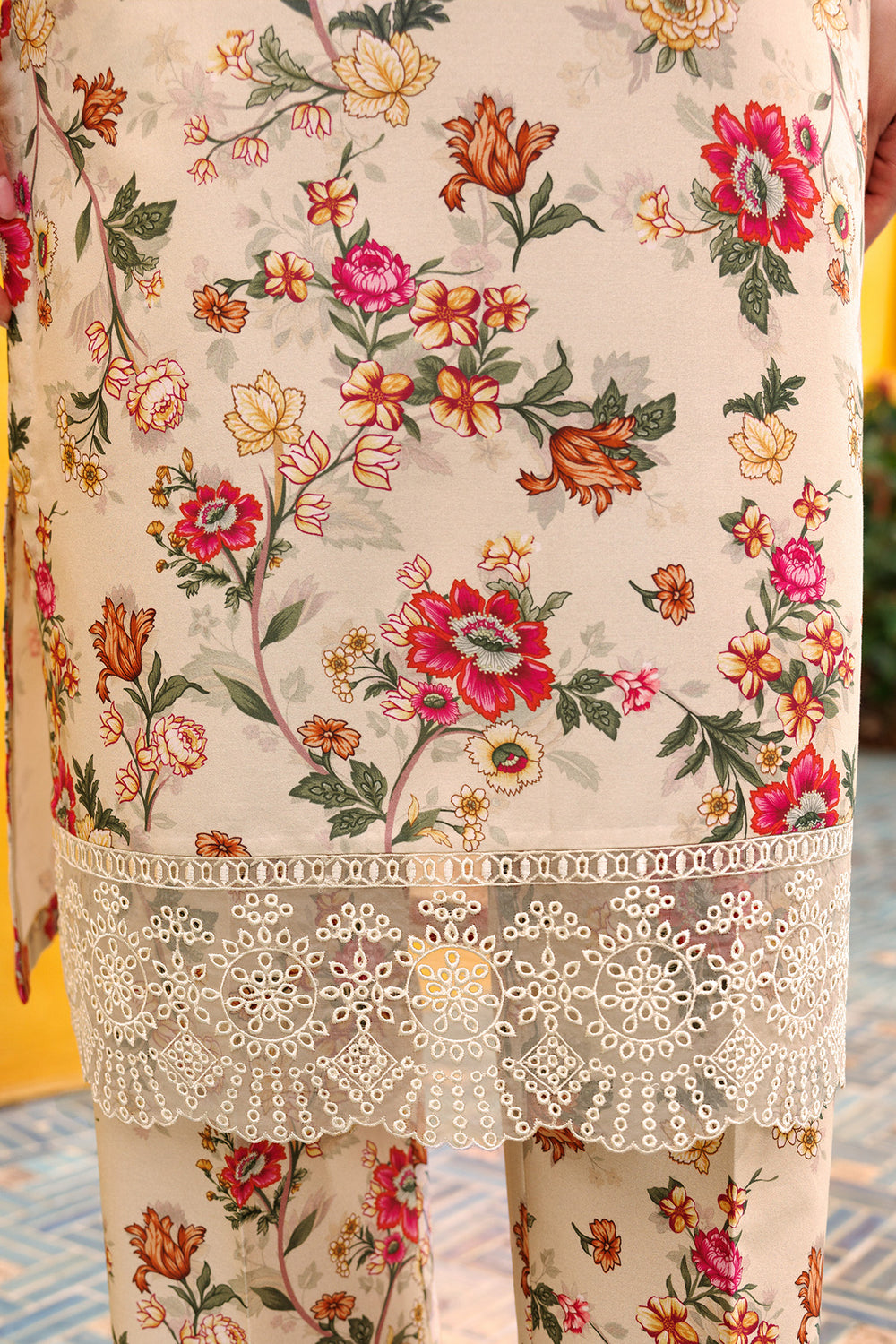Farasha | Printed Essentials | Ivory Dusk -  Farasha Ladies Clothes - Original Designer Dress - House of Maryam