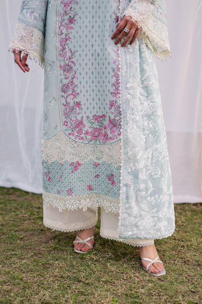 Batik | Naomi Luxury Lawn Eid Edit 26' | Ocean Swan 3Pc