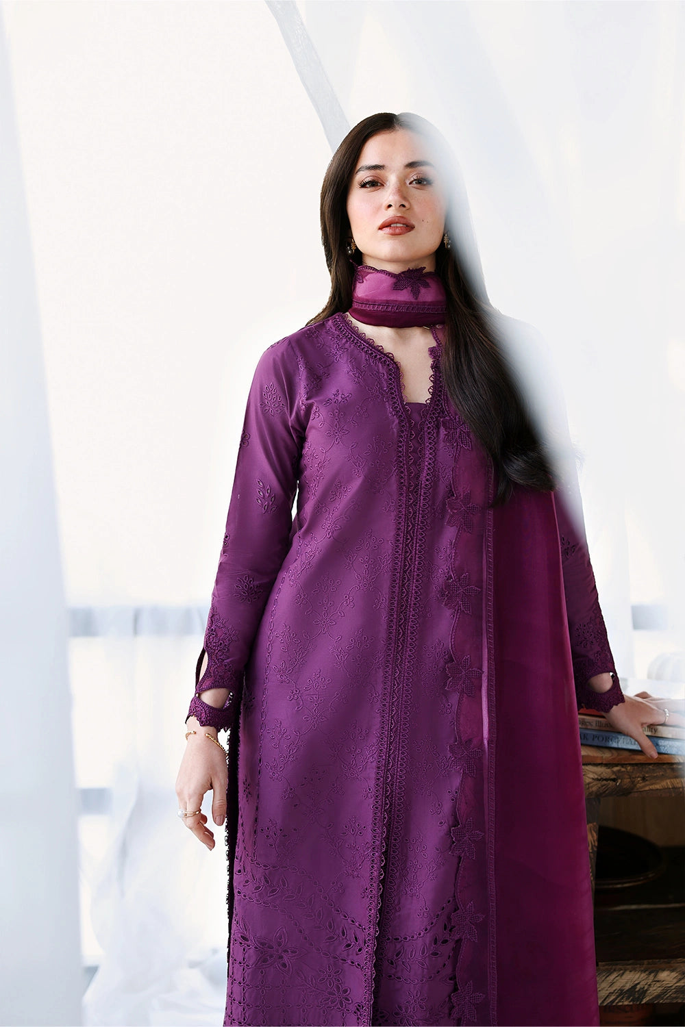 Azure | Luxury Lawn 26 | Mulberry, image 5